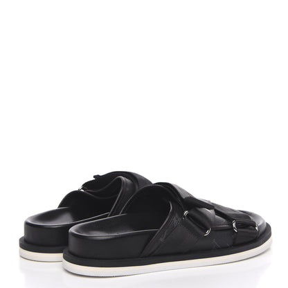 Louis Vuitton Monogram Eclipse Mens Honolulu Mules 5 Black 4 of 7