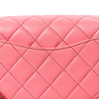 Chanel Lambskin Quilted Mini Rectangular Pearl Crush Flap Pink 11 of 11