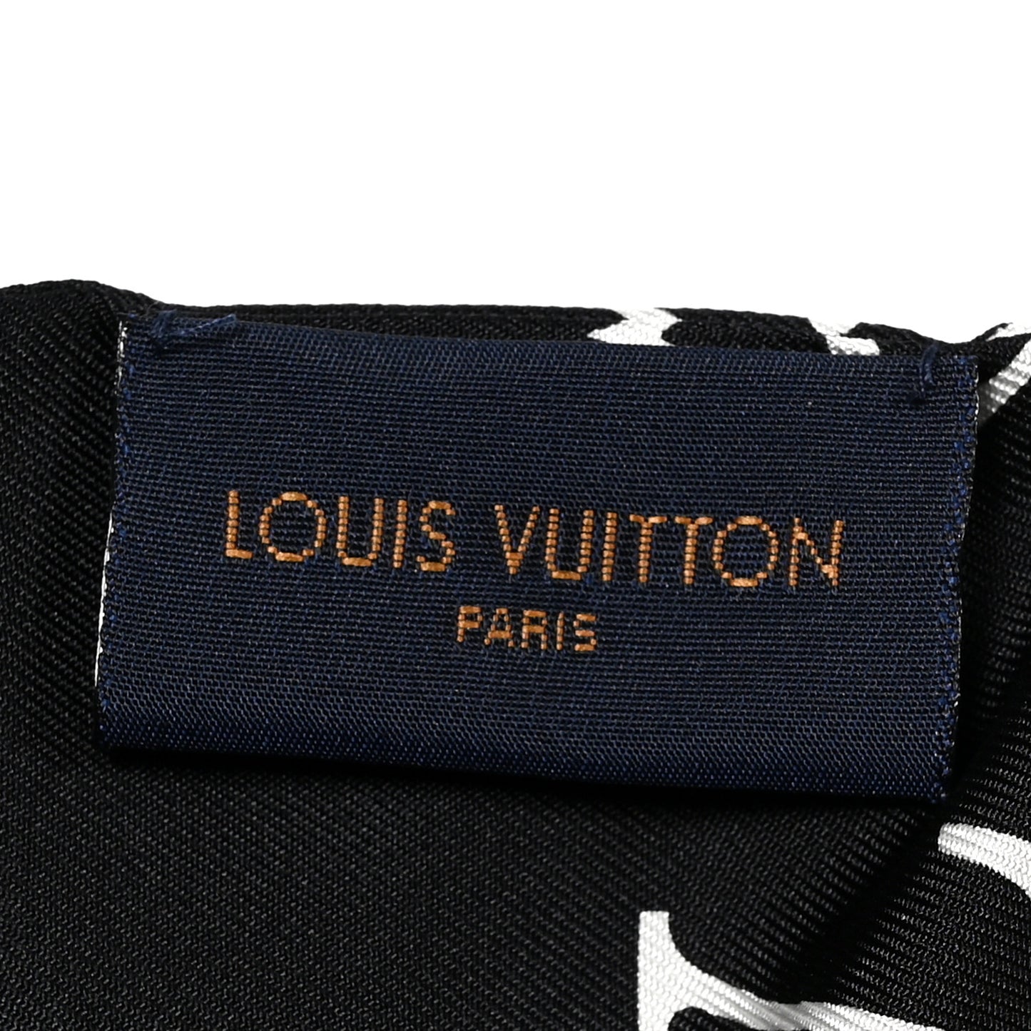 Silk Monogram Confidential Bandeau Black