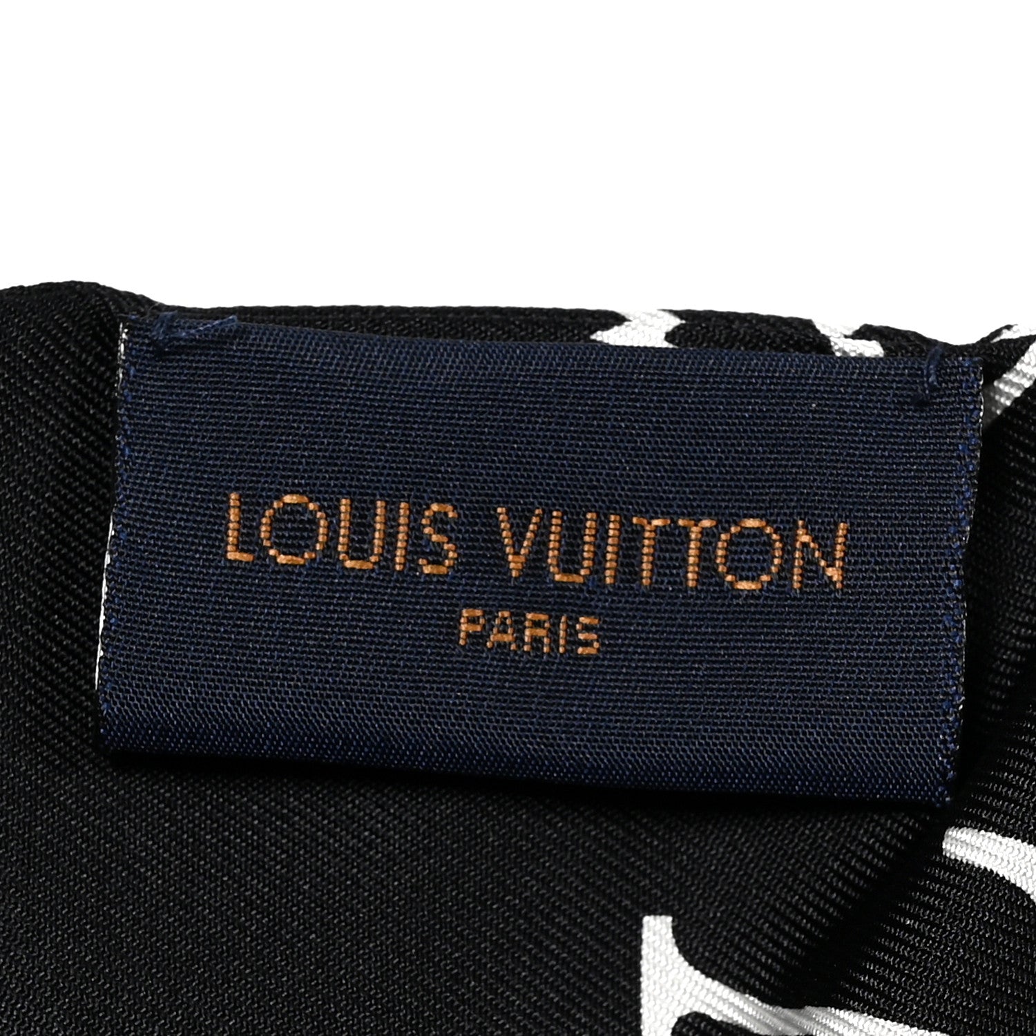 Louis Vuitton Silk Monogram Confidential Bandeau Black 3 of 5