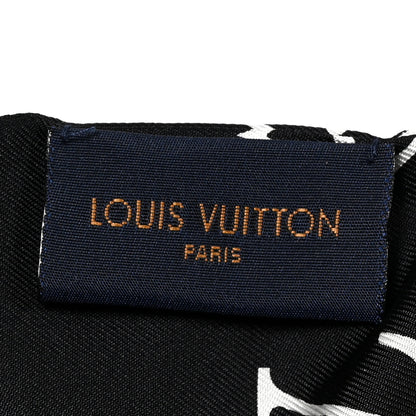Louis Vuitton Silk Monogram Confidential Bandeau Black 3 of 5