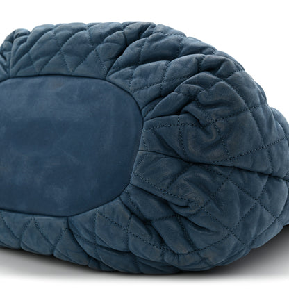 Chanel Iridescent Calfskin Quilted Large In The Mix Tote Navy 10 of 13