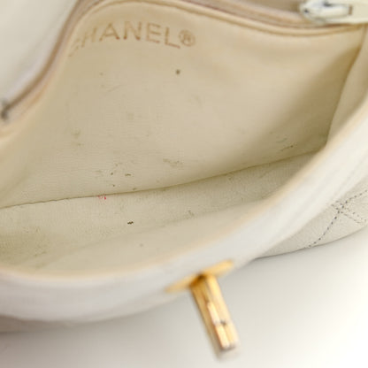 Chanel Lambskin Quilted Flap Waist Belt Bag 70 28 White 19 of 21