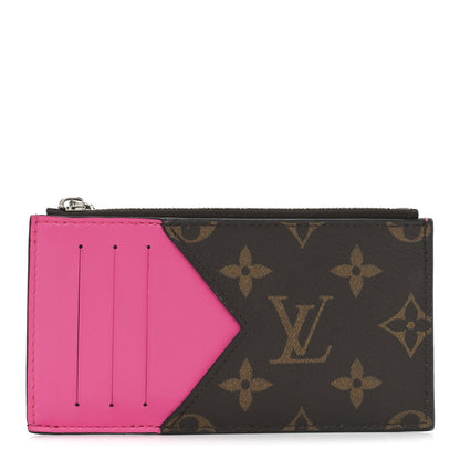 Louis Vuitton Monogram Calfskin Coin Card Holder Rose 1 of 6
