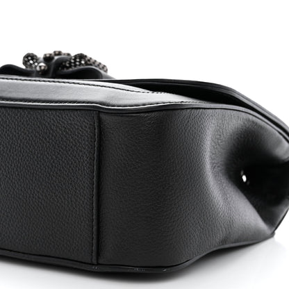 Christian Louboutin Calfskin Small Sweet Charity NV Shoulder Bag Black 10 of 10