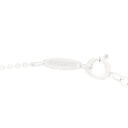 Tiffany Sterling Silver 11mm Elsa Peretti Open Heart Pendant Necklace 5 of 7