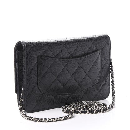 Chanel Caviar Quilted Wallet On Chain WOC Black 2 of 11