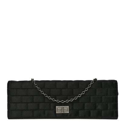 Chanel Satin Ribbon Evening Clutch Black 1 of 13