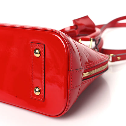 Louis Vuitton Vernis Alma BB Rose Indien 9 of 10