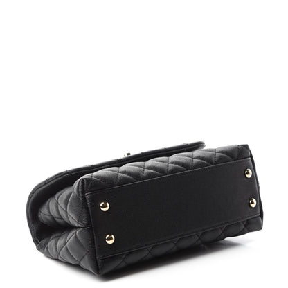 Chanel Caviar Quilted Mini Coco Handle Flap Black 4 of 11