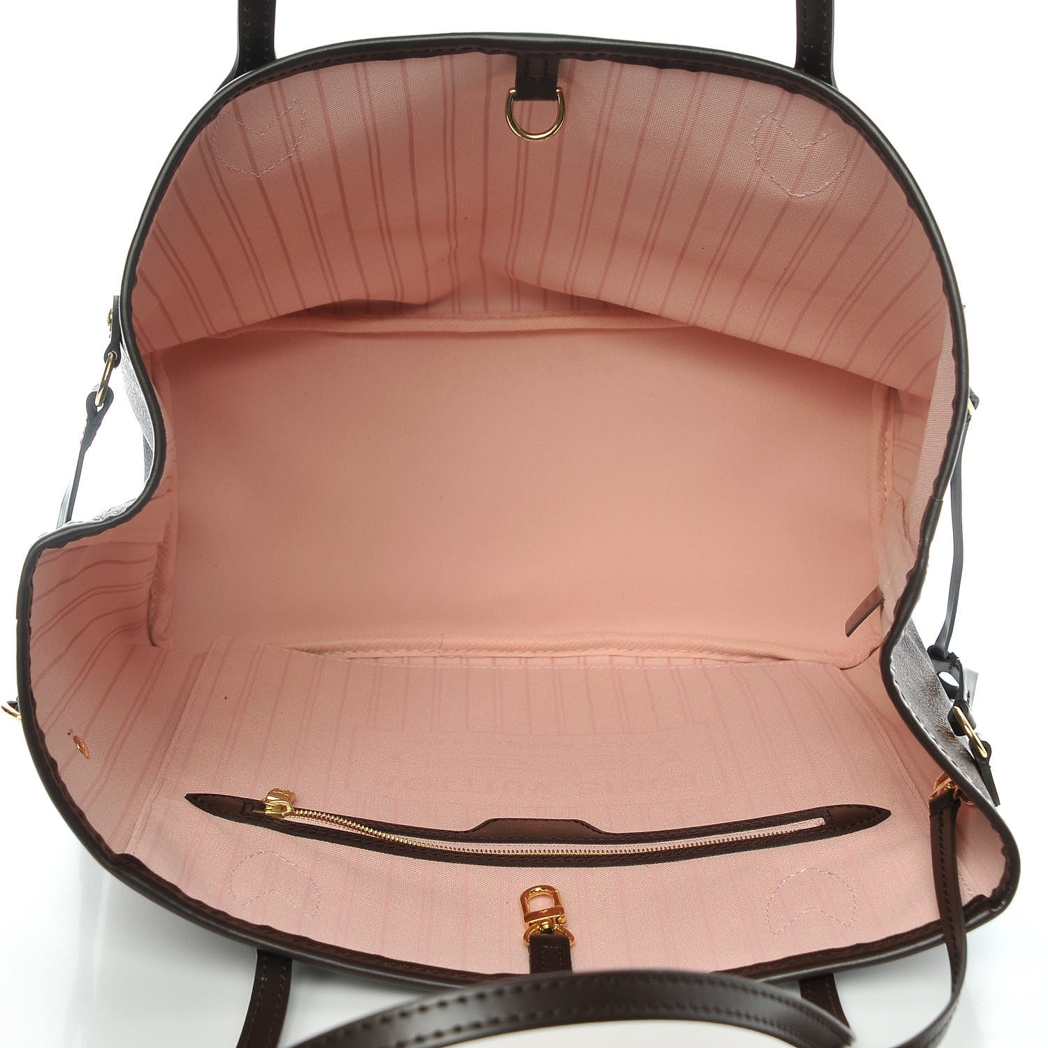 Louis Vuitton Damier Ebene Neo Neverfull MM Rose Ballerine 5 of 10
