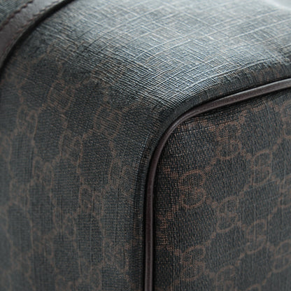 Gucci GG Supreme Monogram Medium Nice Boston Dark Brown 8 of 12