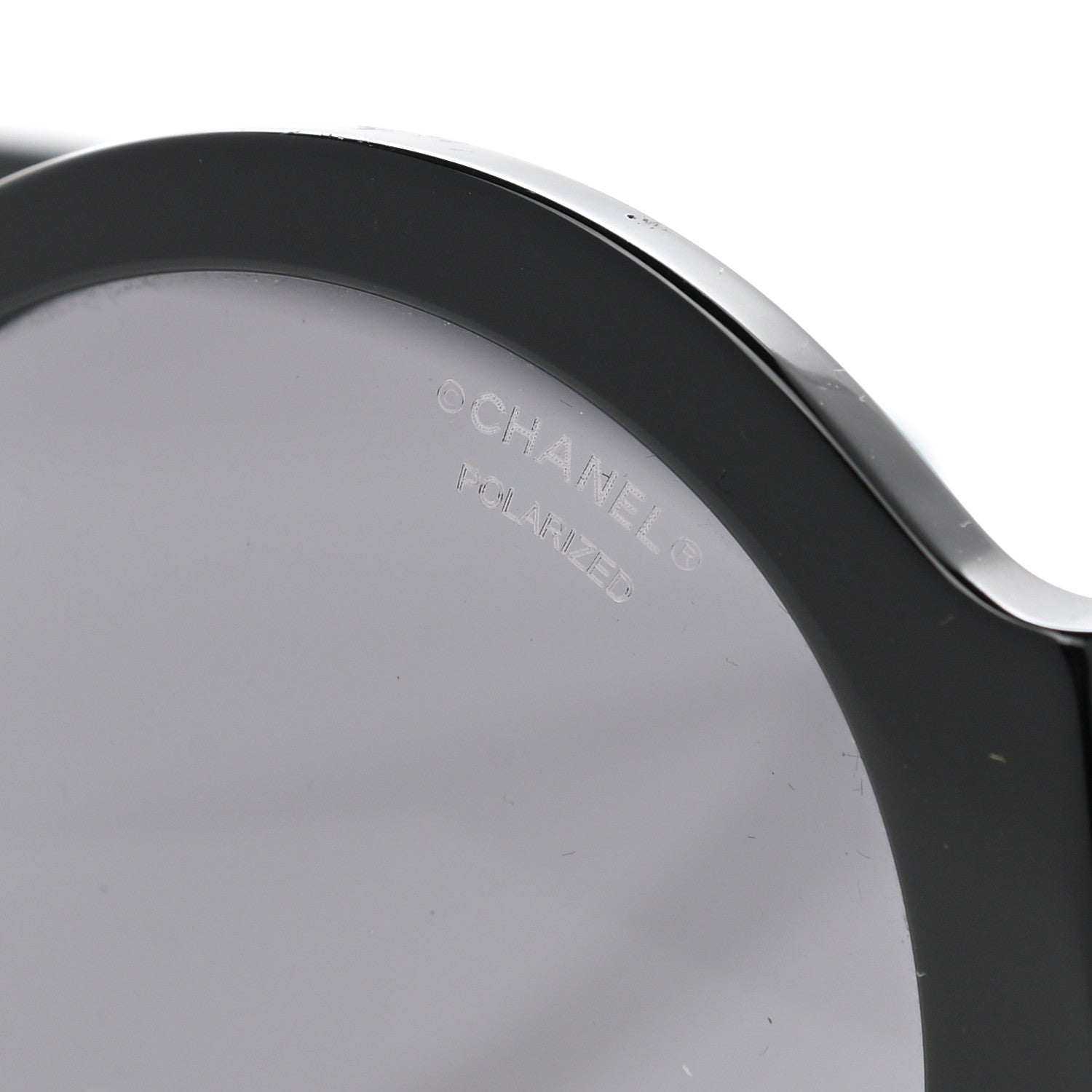 Chanel Acetate Polarized Round Sunglasses 5410 Black 7 of 10