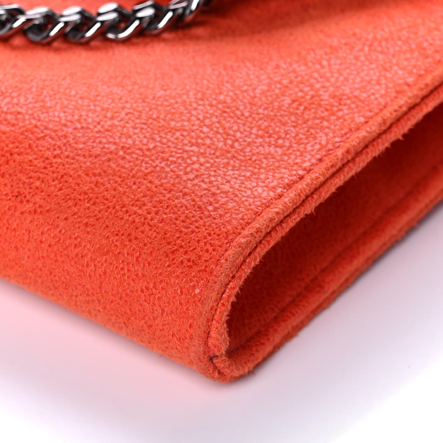 Shaggy Deer Mini Falabella Crossbody Bag Flame
