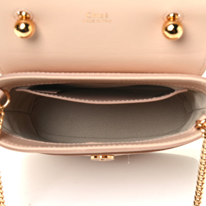 Chloe Calfskin Lizard Embossed Small Aby Lock Delicate Pink 4 of 4