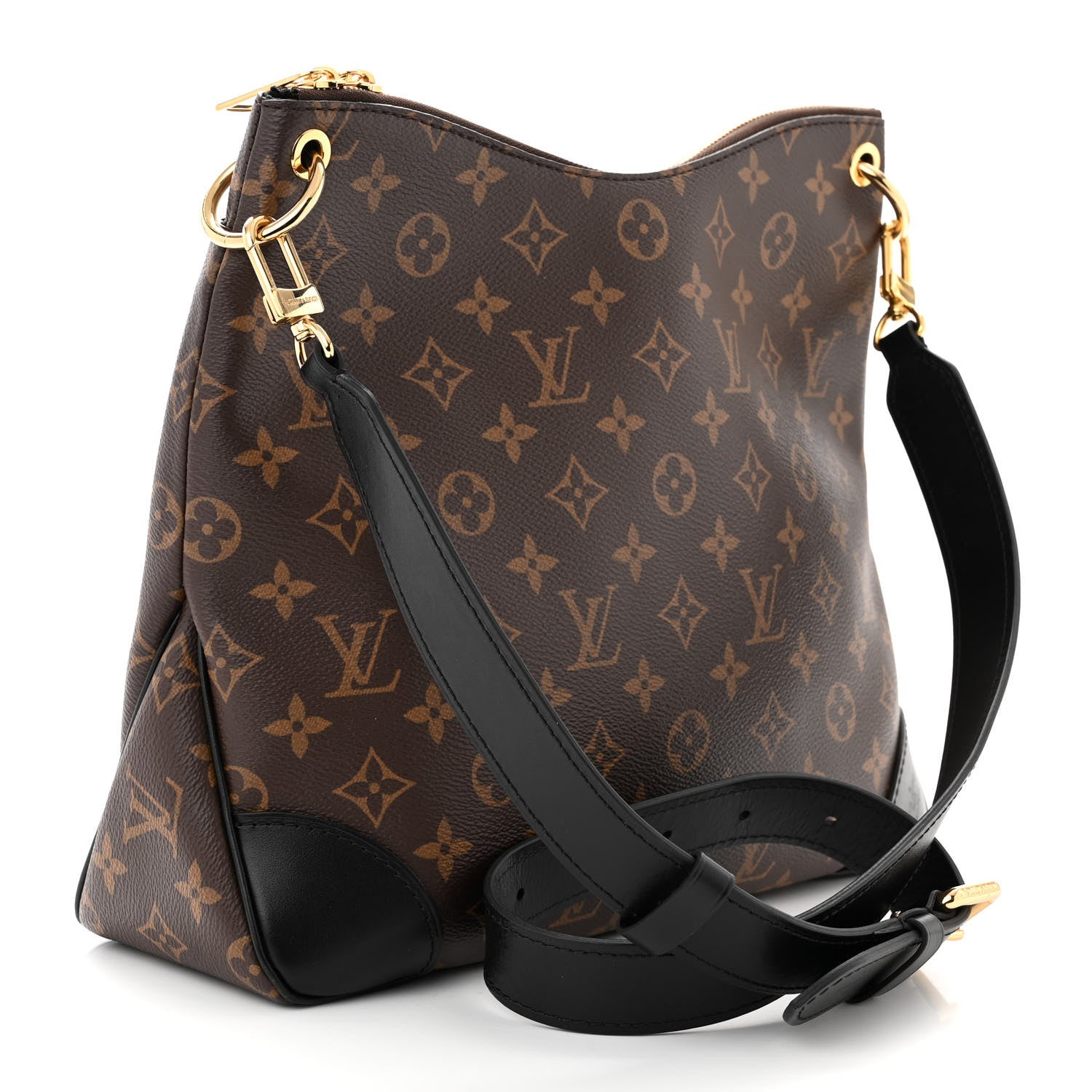 Louis Vuitton Monogram Odeon MM Black 3 of 10