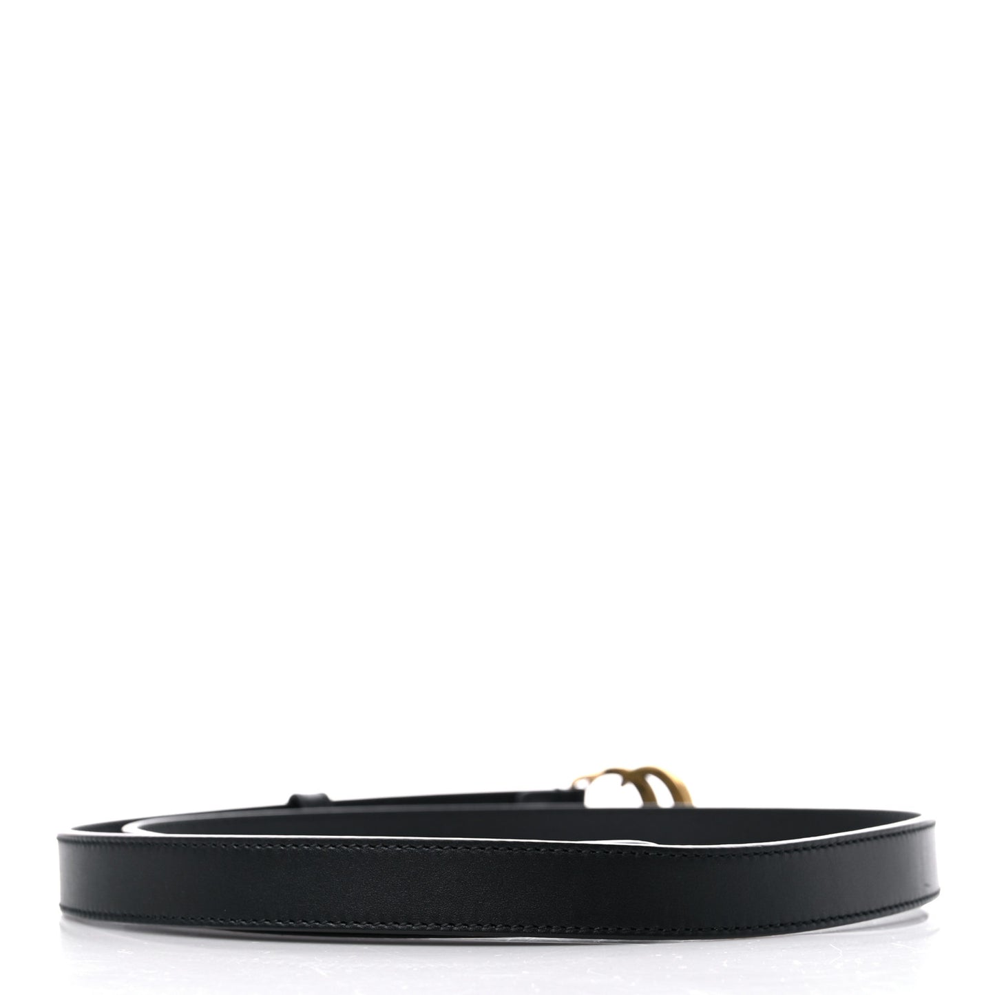 Calfskin Double G 20mm Belt 90 36 Black