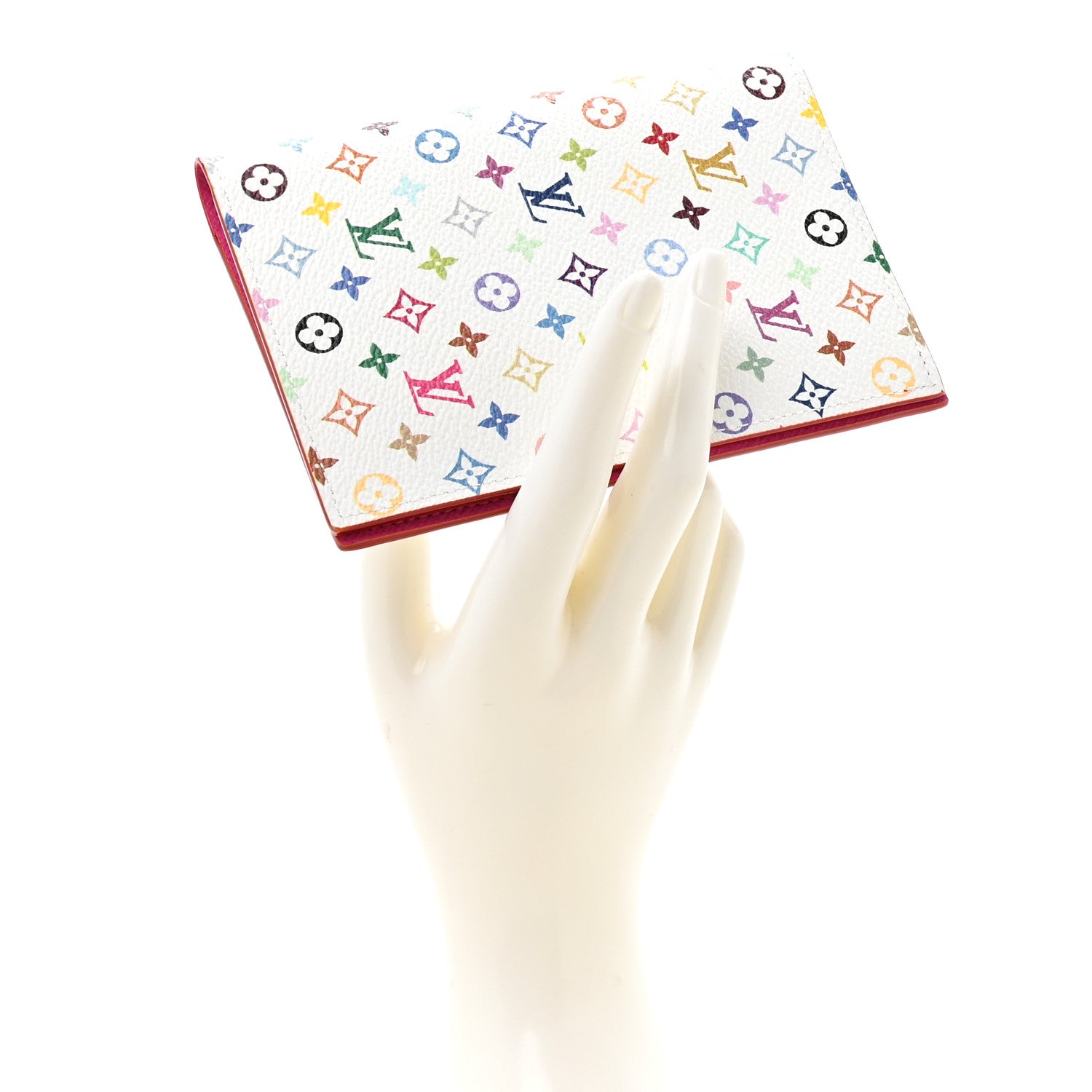 Louis Vuitton LV X TM Monogram Multicolor Passport Cover White 3 of 6