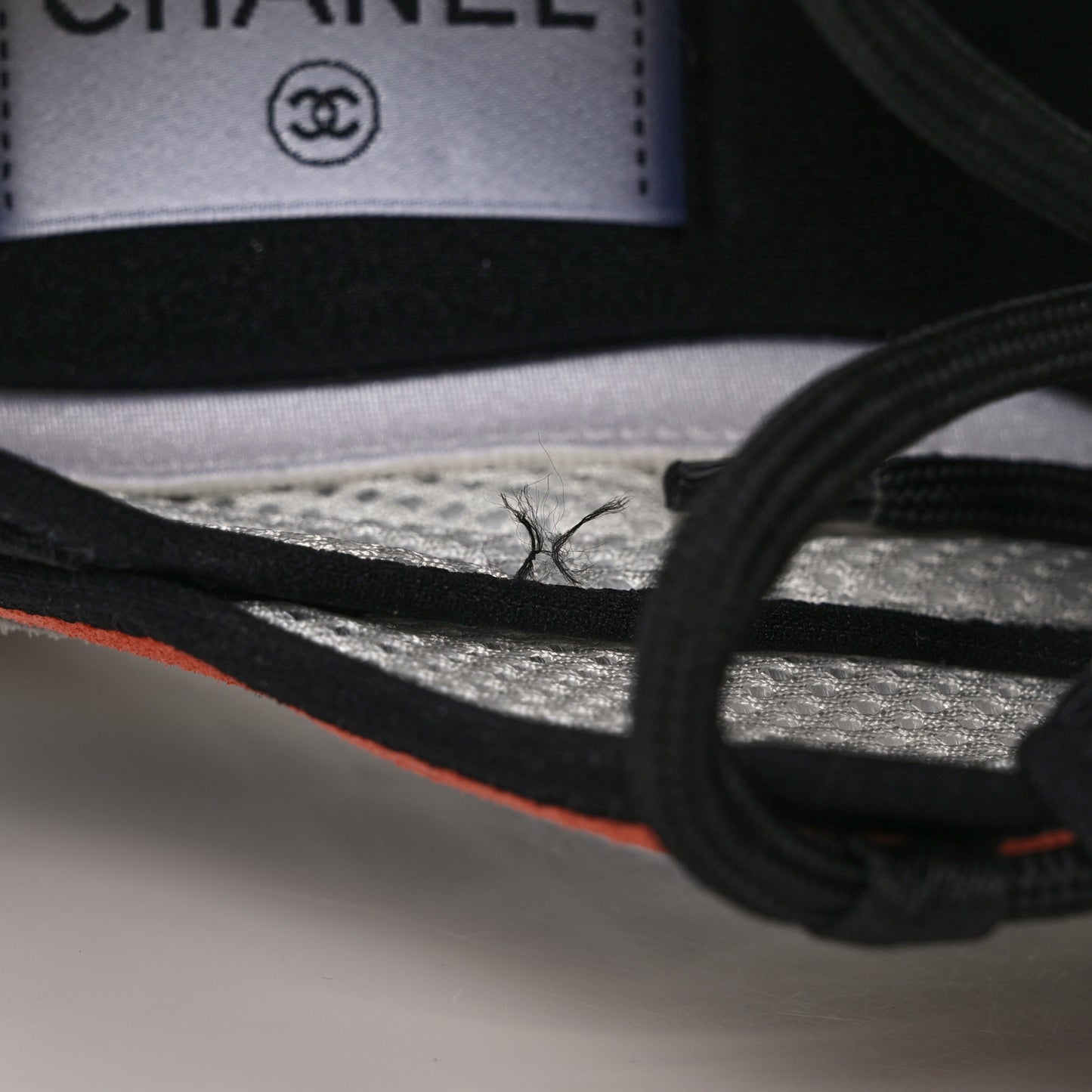 Fabric Suede CC Sneakers 37 White Light Grey Pink