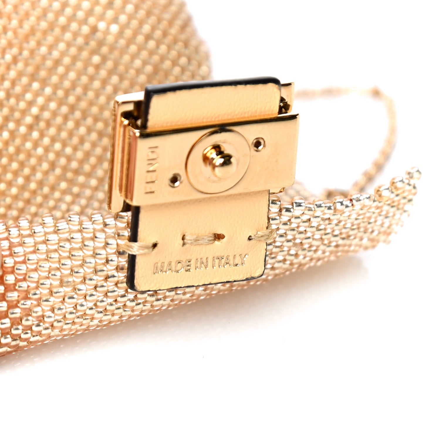 Glass Vitello King Beaded Mini Pico Baguette Charm Semolino