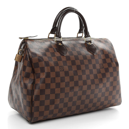 Louis Vuitton Damier Ebene Speedy 35 3 of 10
