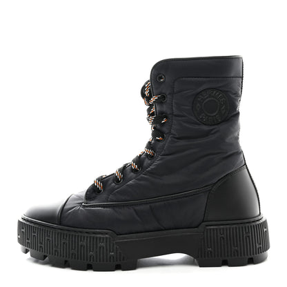 Hermes Calfskin Parachute Fresh Ankle Boots 38 Black 1 of 9
