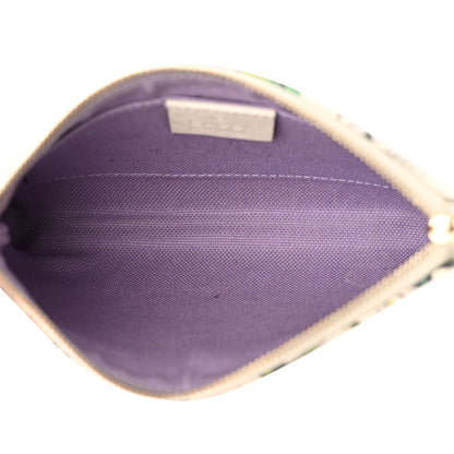 Gucci Calfskin Flora Infinity Small Zip Pouch White 5 of 10
