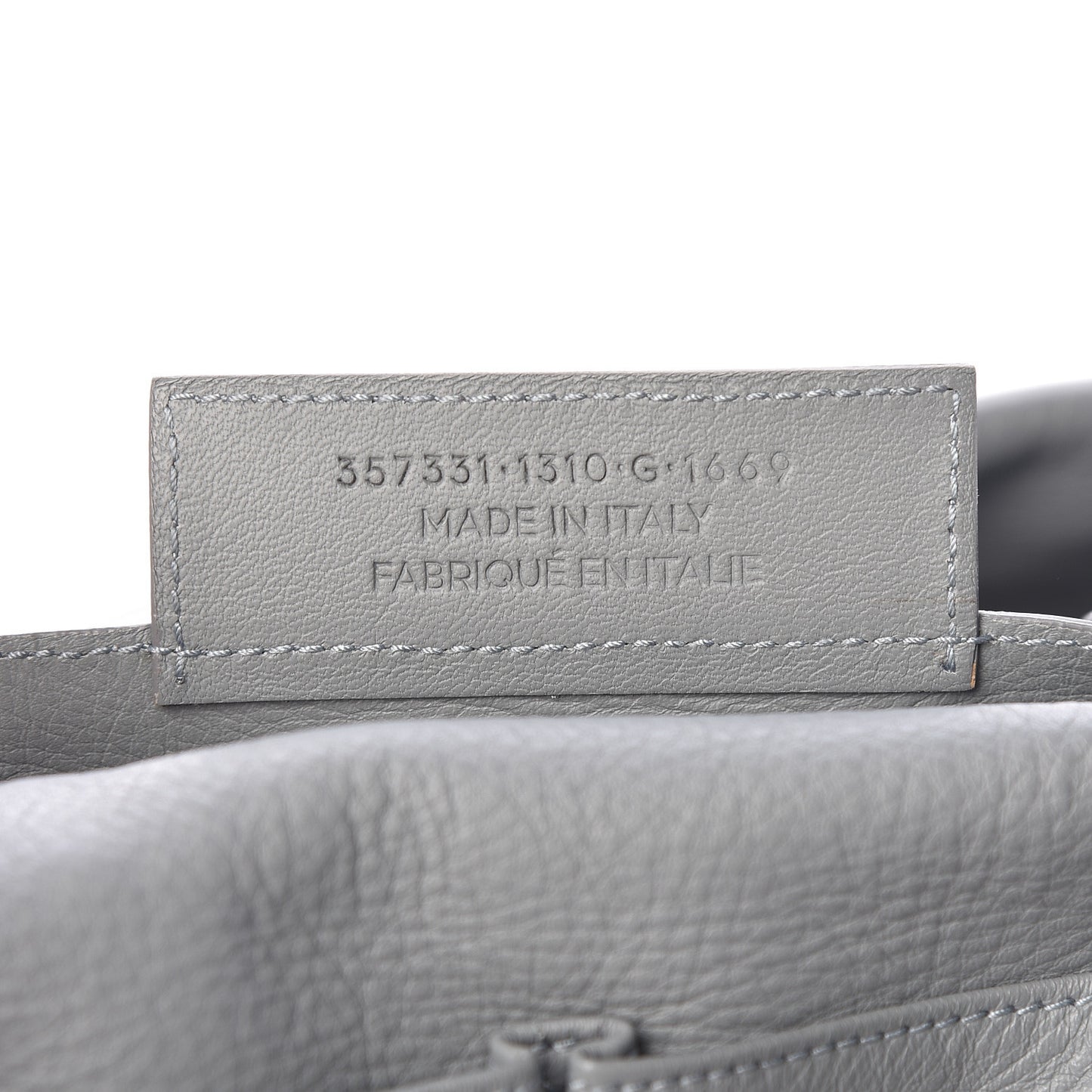 Veau Papier A4 Zip Around Tote Grey