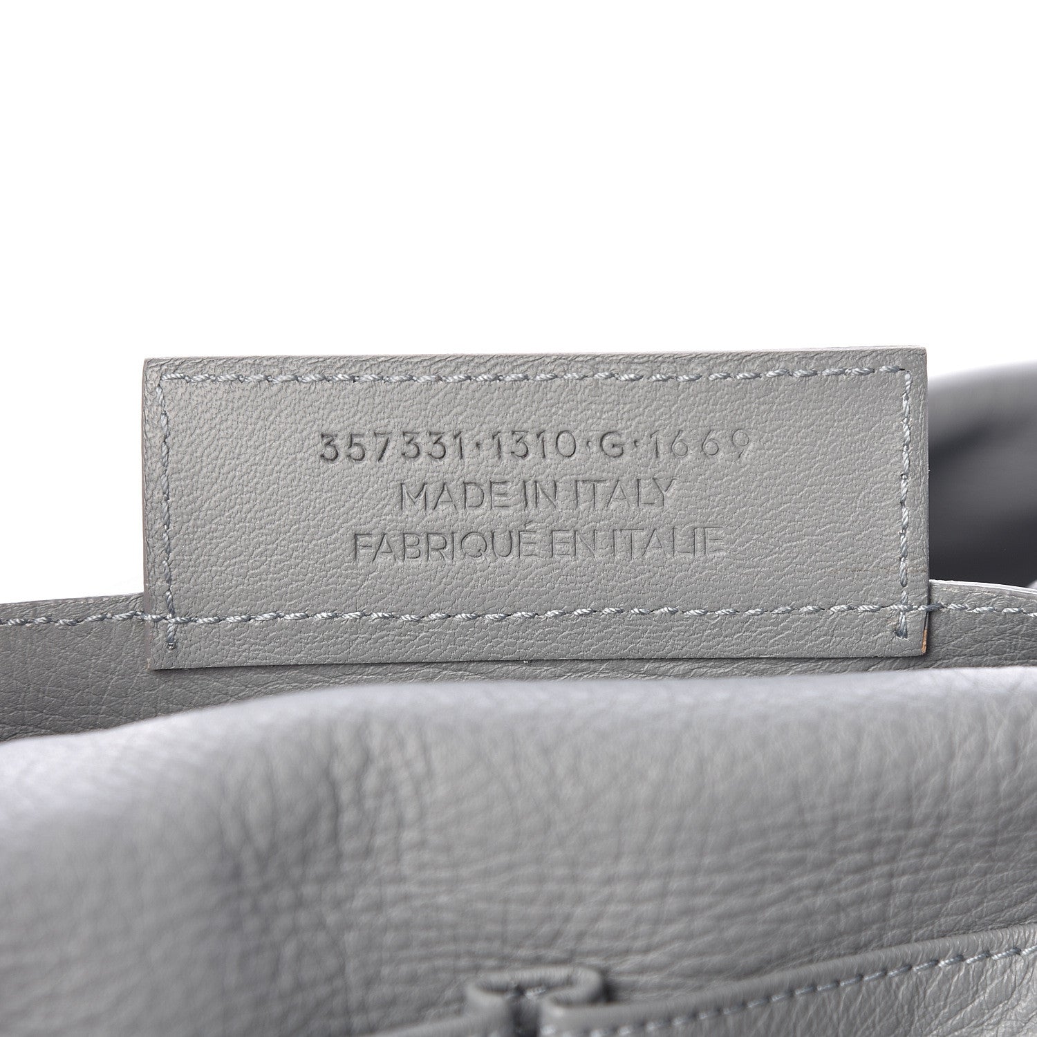 Balenciaga Veau Papier A4 Zip Around Tote Grey 7 of 13