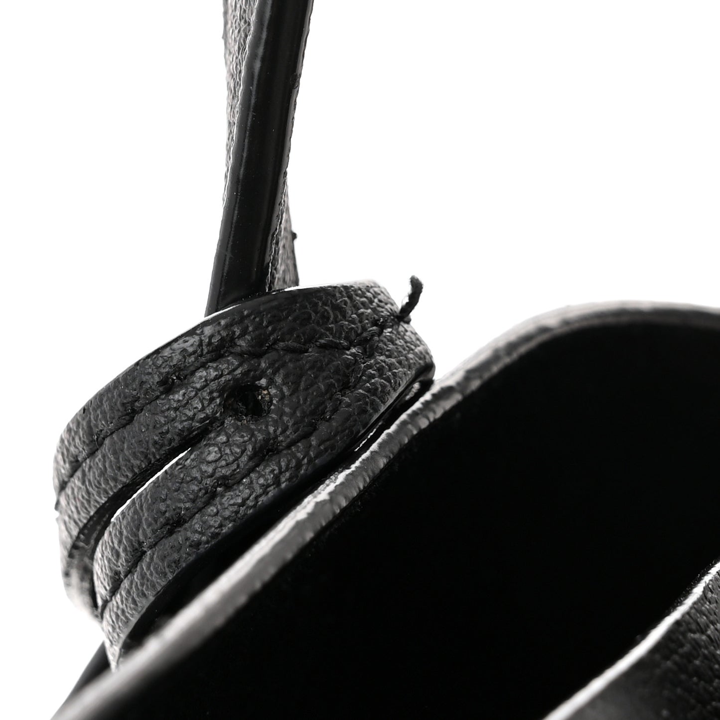 Calfskin Toy Shopping Tote Black