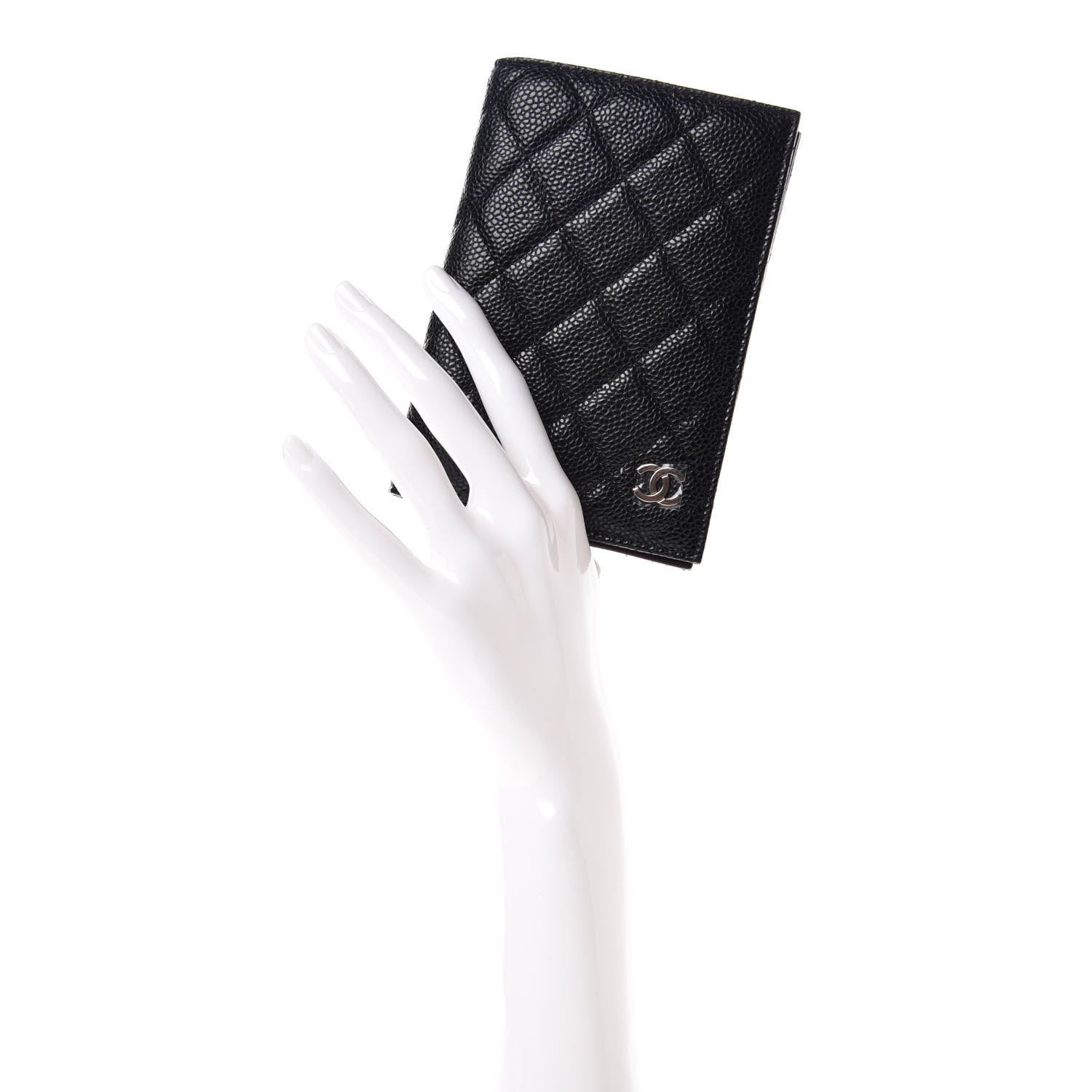Chanel Caviar Quilted Passport Holder Black 2 of 10