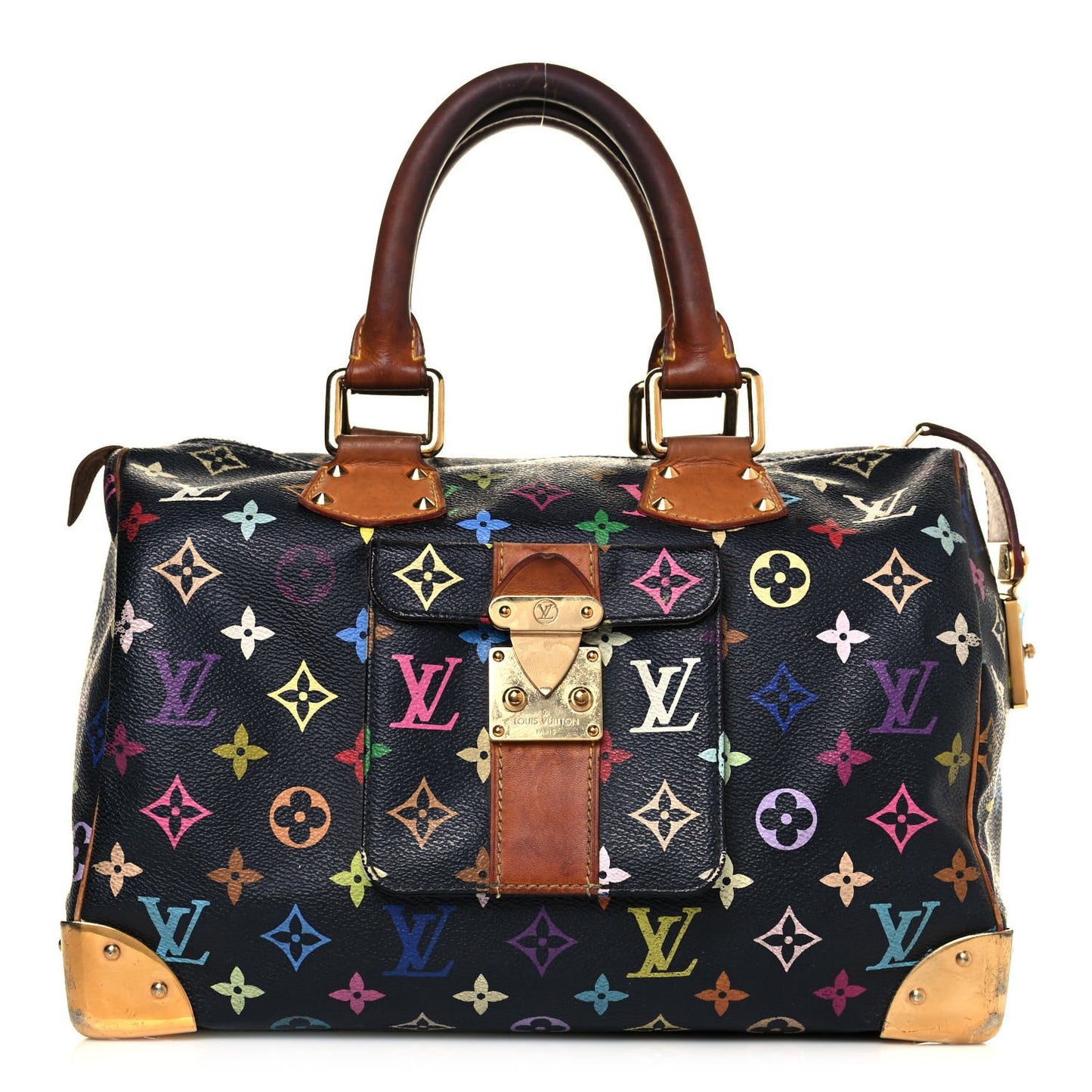 Monogram Multicolor Speedy 30 Black