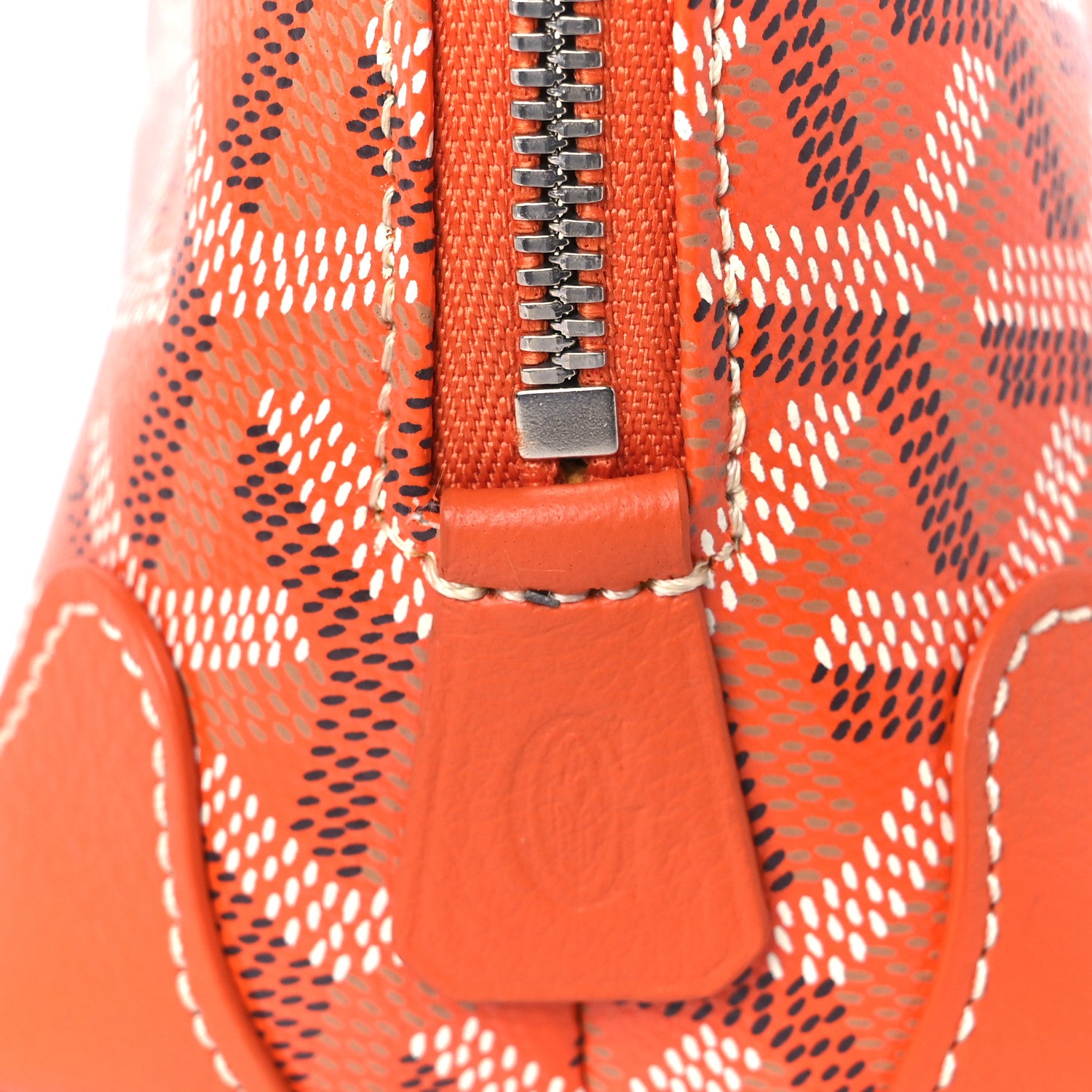 Goyard Goyardine Vendome Toiletry Pouch Orange 7 of 8