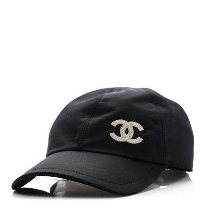 Chanel Cotton CC Cap Hat Black 1 of 7