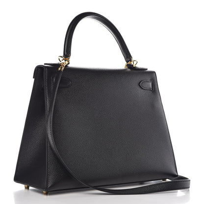 Hermes Epsom Kelly Sellier 28 Black 3 of 9