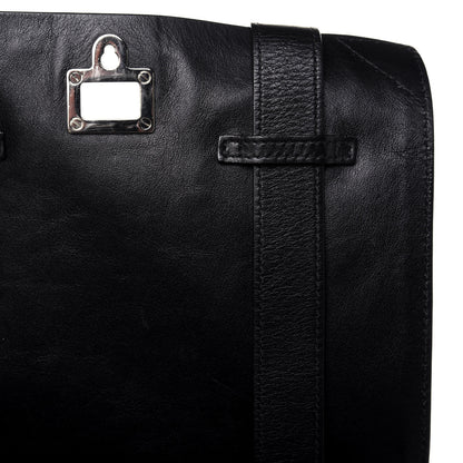 Proenza Schouler Pebbled Calfskin Small PS Courier Backpack Black 10 of 19