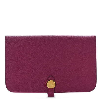 Hermes Togo Dogon Duo Wallet Tosca 1 of 9