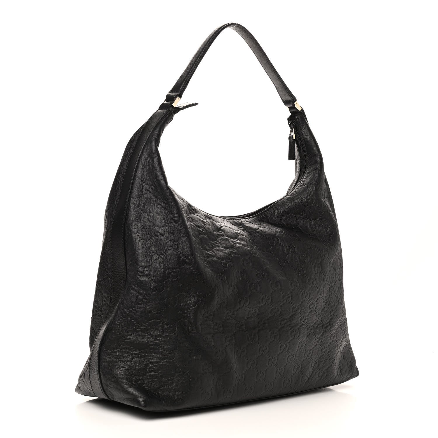 Gucci Guccissima Large Hobo Black 3 of 11