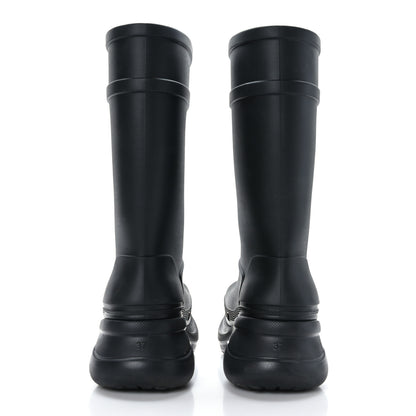 Balenciaga X CROCS Rubber Womens Rain Boots 37 Black 5 of 8