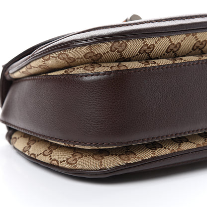 Gucci Monogram Medium New Bamboo Top Handle Bag Dark Brown 10 of 11