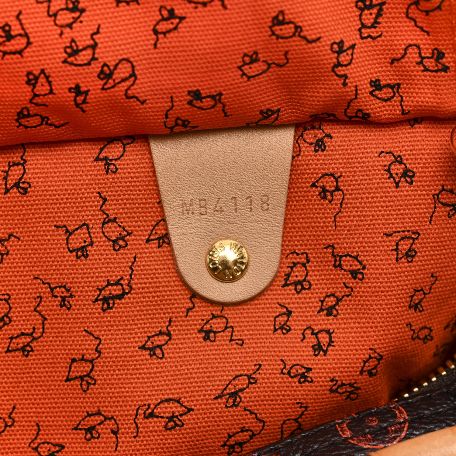 Louis Vuitton Catogram Speedy Bandouliere 30 Marron 6 of 15