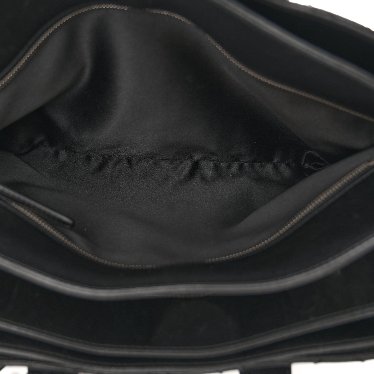 Chanel Lambskin Quilted Large Easy Carry Shopping Tote Black 6 of 16