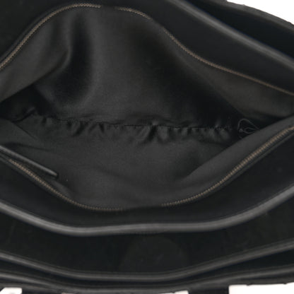 Chanel Lambskin Quilted Large Easy Carry Shopping Tote Black 6 of 16
