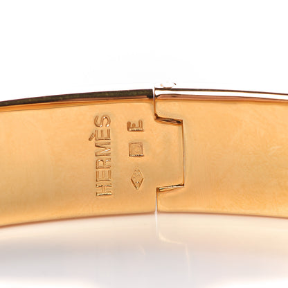 Hermes Enamel Narrow Clic Clac H Bracelet GM Craie 4 of 4