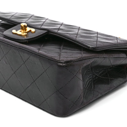 Chanel Lambskin Quilted Small Double Flap Black 12 of 13