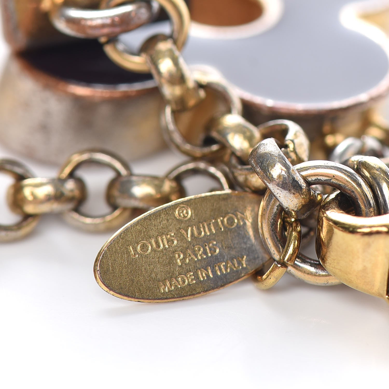 Louis Vuitton Fleur De Monogram Bag Charm Dore 3 of 3