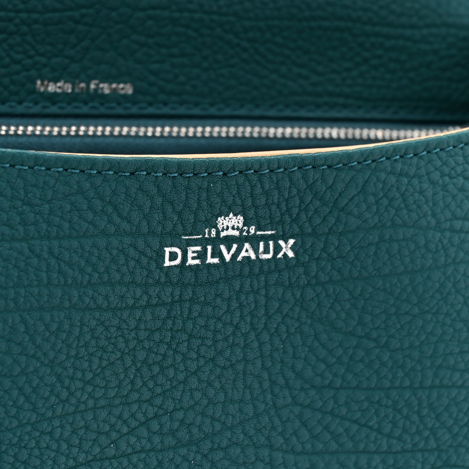 Delvaux Rodeo Calfskin Surprique Mini Brillant East West Satchel Blue 6 of 10