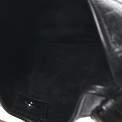 Saint Laurent Buffalo Horn Mombasa Hobo Black 5 of 9