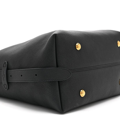 Louis Vuitton Grained Calfskin Low Key Hobo MM Black 9 of 10