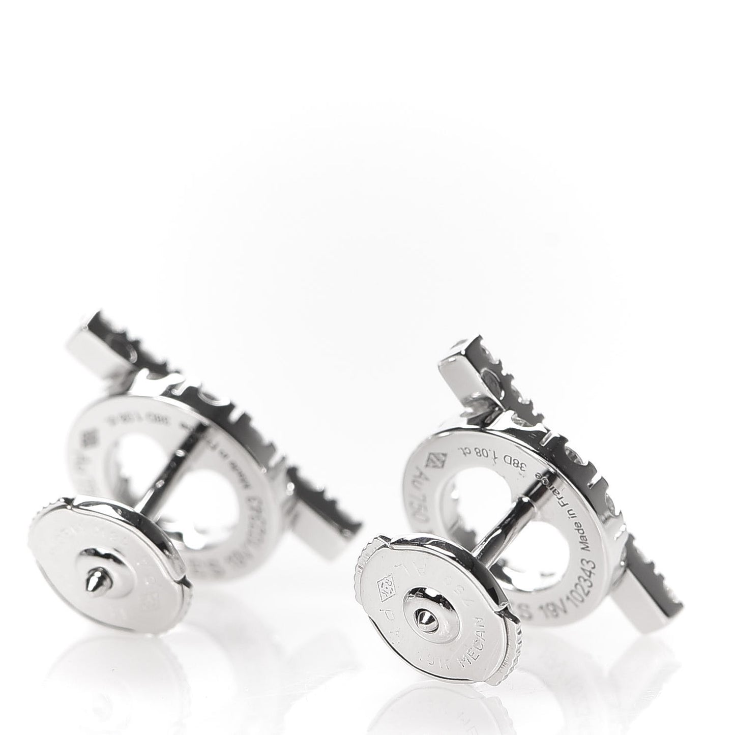 18K White Gold Diamond Finesse Earrings